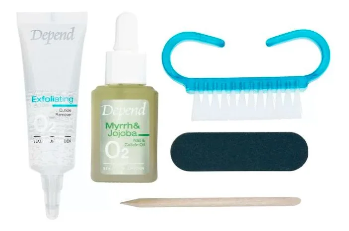 Depend 2 step Action Nail Care Kit – 1 sett v:5938587 Depend 2 step Action Nail Care Kit – 1 sett v:5938587