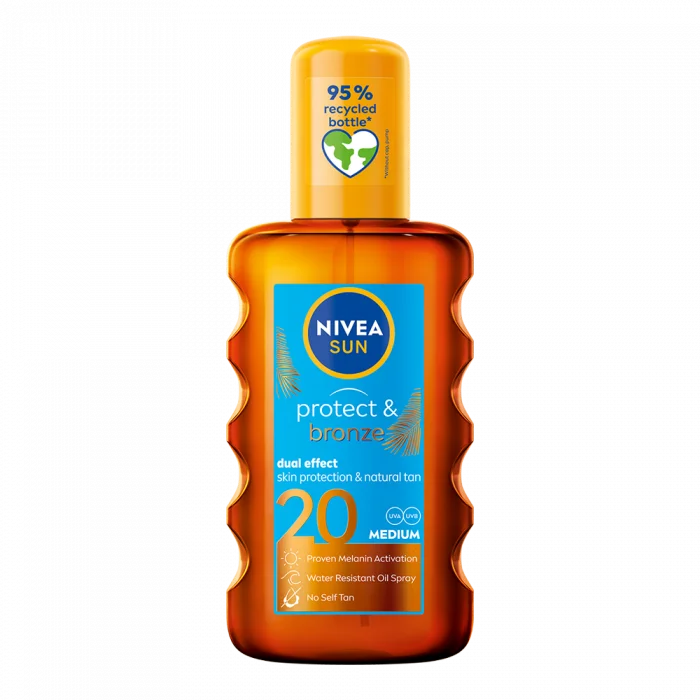 NIVEA Sun Protect & Bronze Oil Spray SPF 20 200 ml v:5662264 NIVEA Sun Protect & Bronze Oil Spray SPF 20 200 ml v:5662264