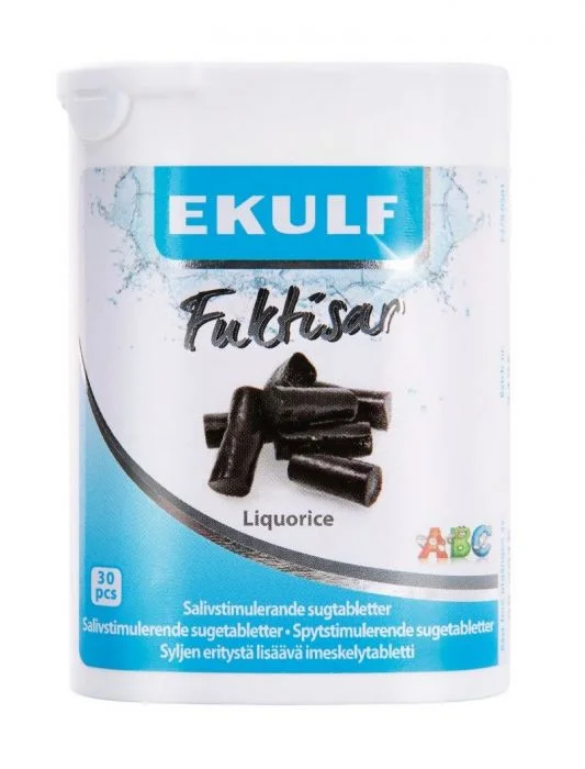 Ekulf Fuktisar Liquorice 30stk v:3182380 Ekulf Fuktisar Liquorice 30stk v:3182380
