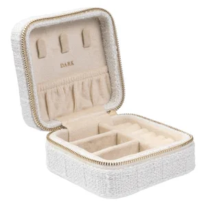 DARK Tweed Jewellery Box Mini Off White v:3709963