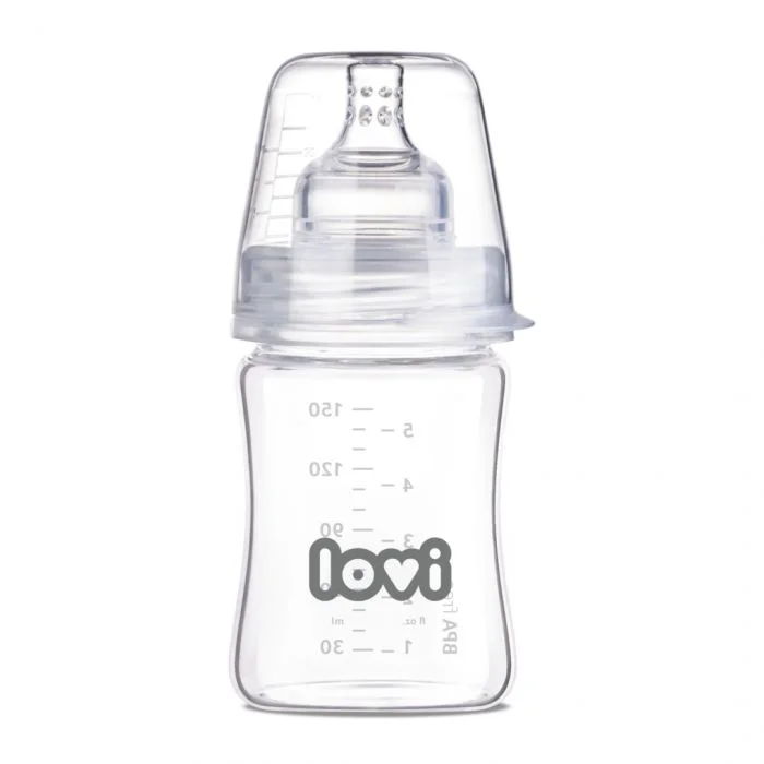 LOVI glassflaske tåteflaske 150 ml v:7314794 LOVI glassflaske tåteflaske 150 ml v:7314794