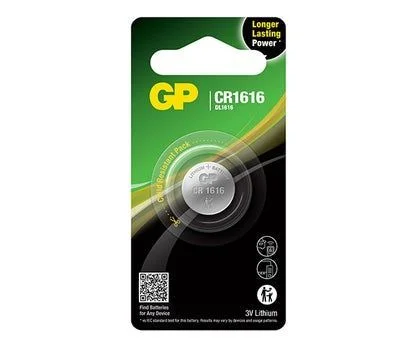 GP Lithium knappcelle CR1616 1-pk v:4411471 GP Lithium knappcelle CR1616 1-pk v:4411471
