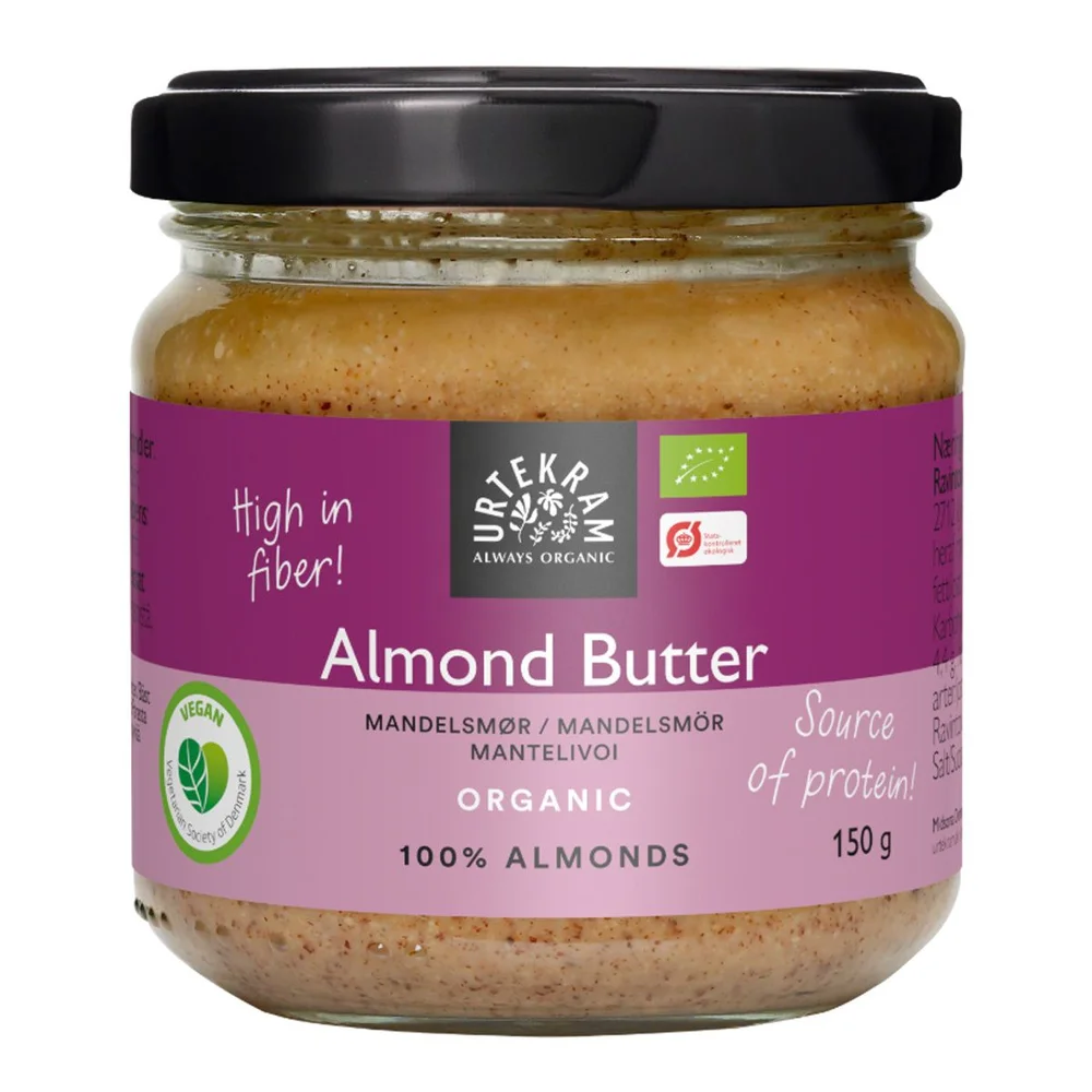 Urtekram Food Almond Butter Ø – 150 g v:3348879 Urtekram Food Almond Butter Ø – 150 g v:3348879