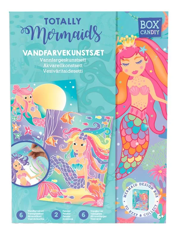 BOX CANDIY Watercolor Art – Totally Mermaids – 1 stk v:8681968