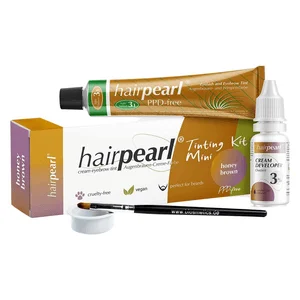 Hairpearl PPD Free Tinting Kit Mini No 3.1 Honey Brown 20ml v:4189522