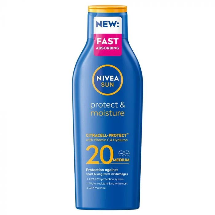NIVEA Sun Protect & Moisture Lotion SPF20 200 ml v:6983217 NIVEA Sun Protect & Moisture Lotion SPF20 200 ml v:6983217