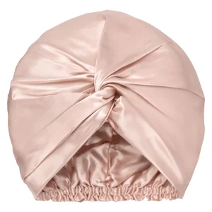 Lenoites Mulberry Silk Sleeping Cap Pink v:9309139 Lenoites Mulberry Silk Sleeping Cap Pink v:9309139