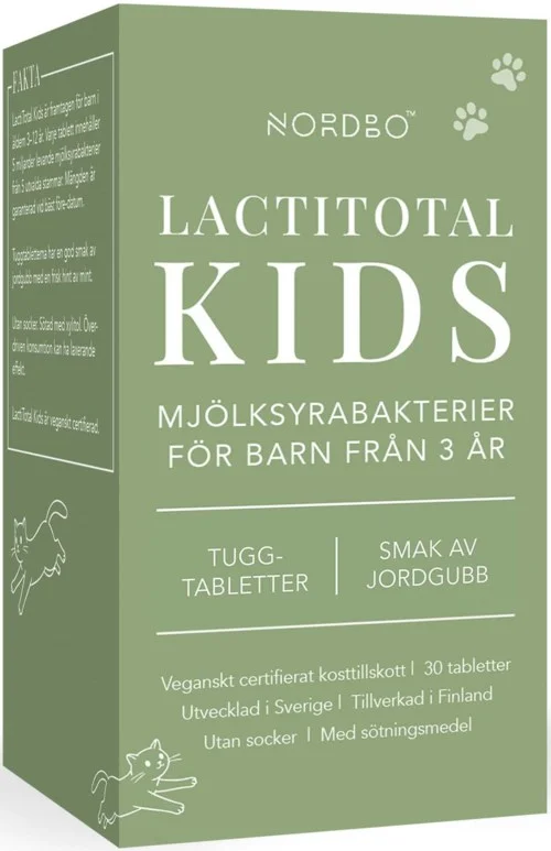 Nordbo LactiTotal Kids 30 stk v:3967018