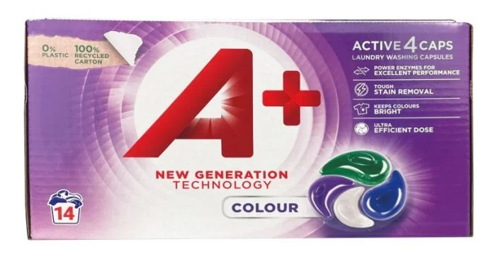 A+ Active 4 Color Caps 14stk v:8233513 A+ Active 4 Color Caps 14stk v:8233513