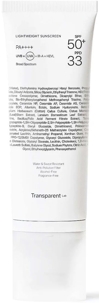NICHE BEAUTY LAB Transparent Lab Lightweight Sunscreen SPF50+ 100 ml v:9026546 NICHE BEAUTY LAB Transparent Lab Lightweight Sunscreen SPF50+ 100 ml v:9026546
