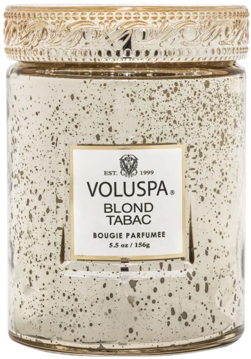 Voluspa Blonde Tabac Mini Glass Jar v:6730042