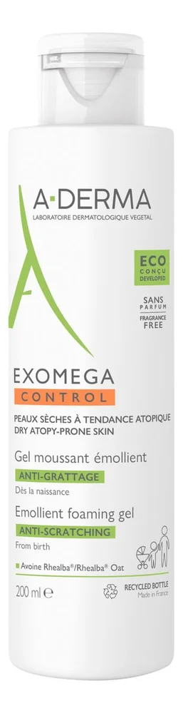 A-DERMA Exomega Control Foaming Gel – 200 ml. v:6963888