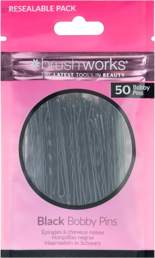Brushworks Black Bobby Pins v:6786107 Brushworks Black Bobby Pins v:6786107