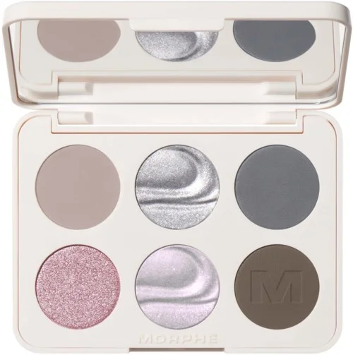Morphe 6-Pan Eyeshadow Palette Cyber Chrome v:3438370