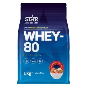 Star Nutrition Whey-80 Strawberries & Milk 1000g v:8587250 Star Nutrition Whey-80 Strawberries & Milk 1000g v:8587250