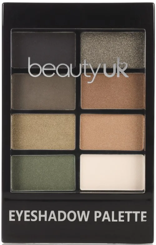 BEAUTY UK Eyeshadow Palette no.5 Green with Envy v:7431157
