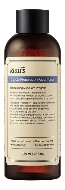 Klairs Supple Preparation Facial Toner – 180 ml. v:5509685 Klairs Supple Preparation Facial Toner – 180 ml. v:5509685