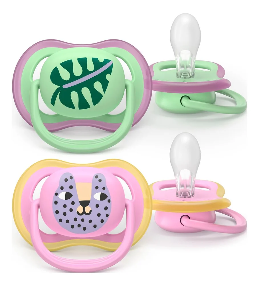 Philips Avent Smokk ultra air 6-18 m – grønn, lilla – 2 stk. v:6893566 Philips Avent Smokk ultra air 6-18 m – grønn, lilla – 2 stk. v:6893566