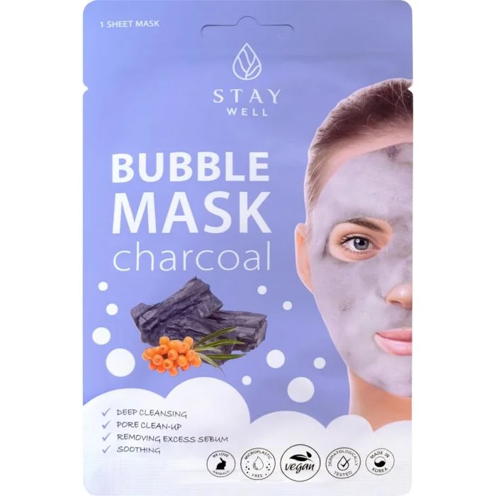 STAY Well Deep Cleansing Bubble Mask – CHARCOAL 1pc v:8895243