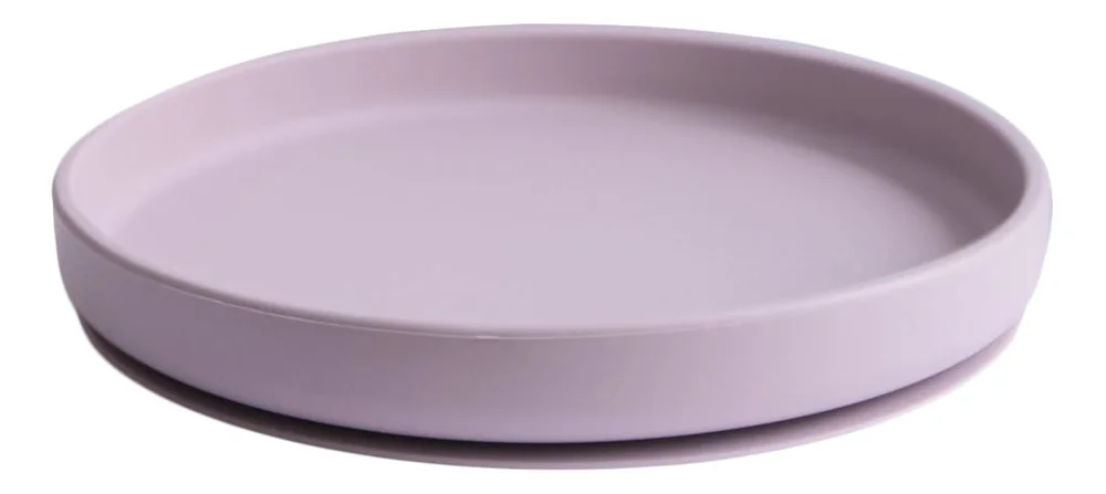 Mushie Silikone Tallerken Soft Lilac – 1 stk. v:2563324