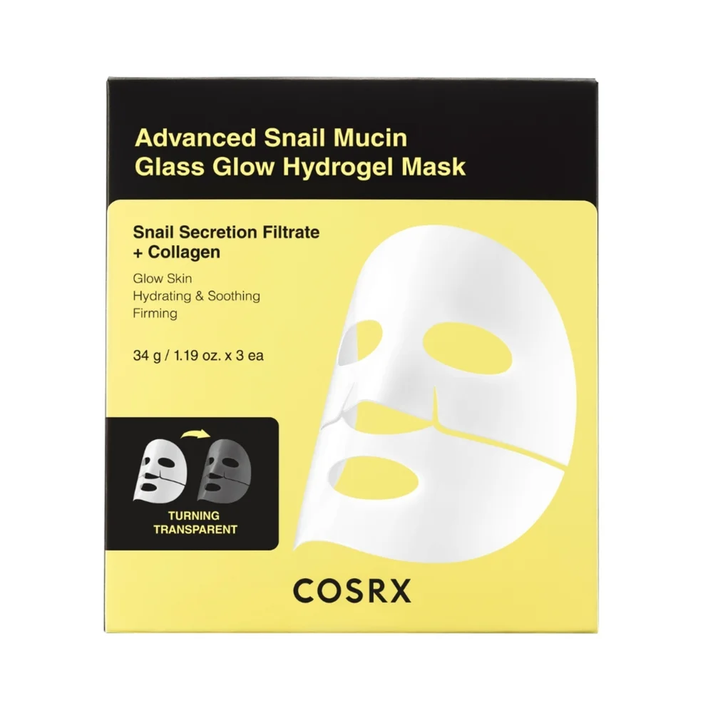 Advanced Snail Mucin Glass Glow Hydrogel Mask 3 pcs – COSRX v:7392653 Advanced Snail Mucin Glass Glow Hydrogel Mask 3 pcs – COSRX v:7392653
