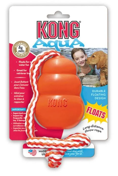 KONG Aqua Med Rep Flytende Hundeleke Oransje M v:6106464