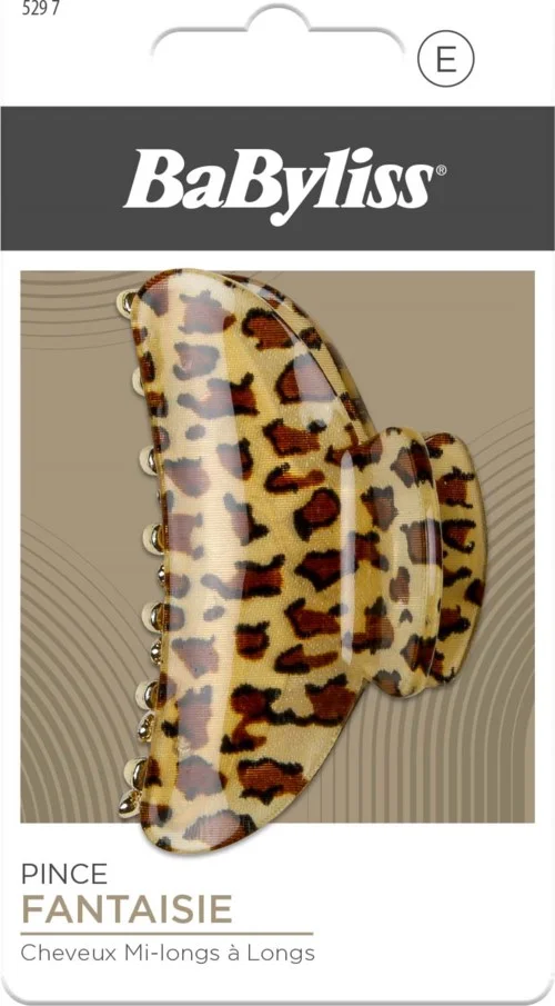 BaByliss Paris Accessories Jaw Clip with Leopard Print v:9704530 BaByliss Paris Accessories Jaw Clip with Leopard Print v:9704530