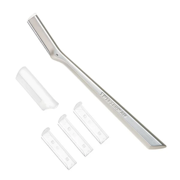 Tweezerman Facial Razor – Presis hårfjerning og eksfoliering v:7690317