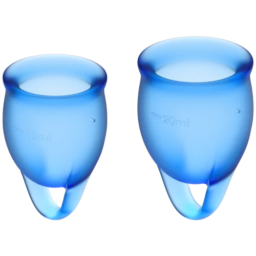 Satisfyer Feel Confident Menstrual Cup Dark Blue v:4822029 Satisfyer Feel Confident Menstrual Cup Dark Blue v:4822029