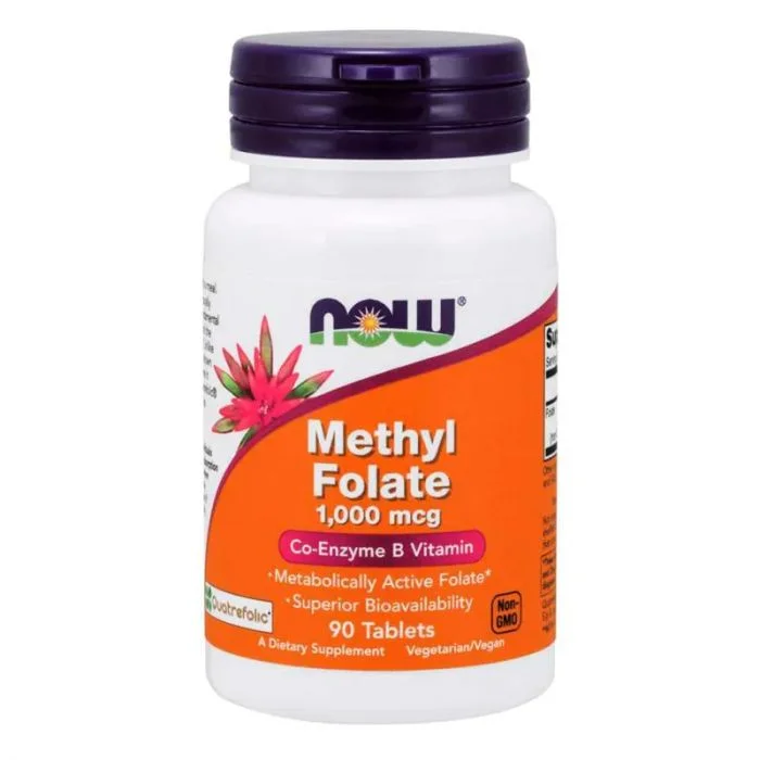Now Methyl Folate 1 mg 90 Tabletter v:2048349