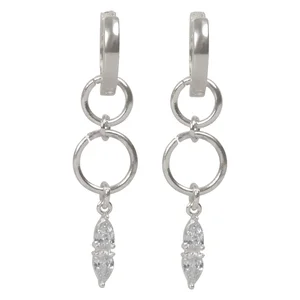 Snö Of Sweden Largo Triple Crystal Ear Silver Onesize v:9434247