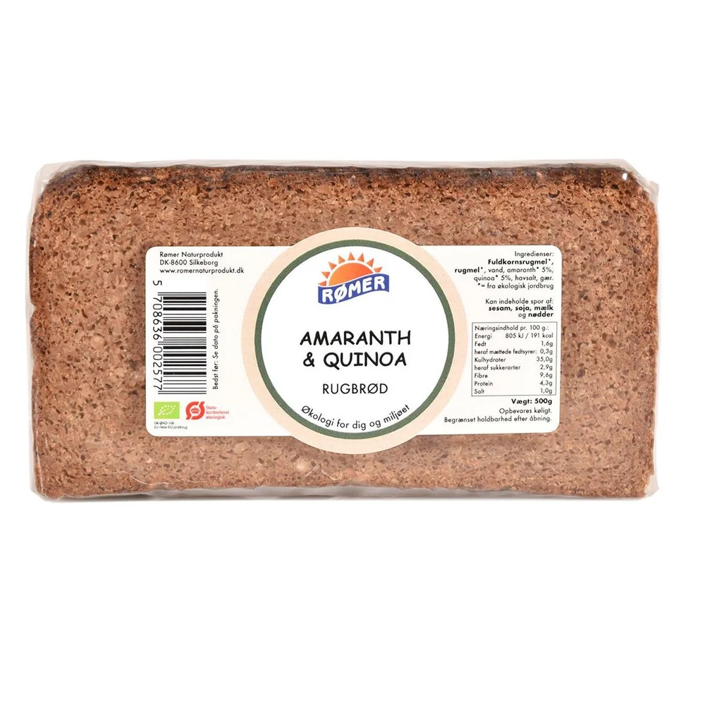 Rømer Amarant & Quinoabrød Ø – 500 g v:2614120