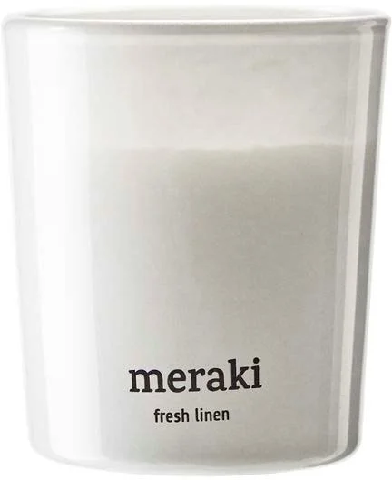Meraki Fresh Linen Scented Candle Small v:3309428 Meraki Fresh Linen Scented Candle Small v:3309428