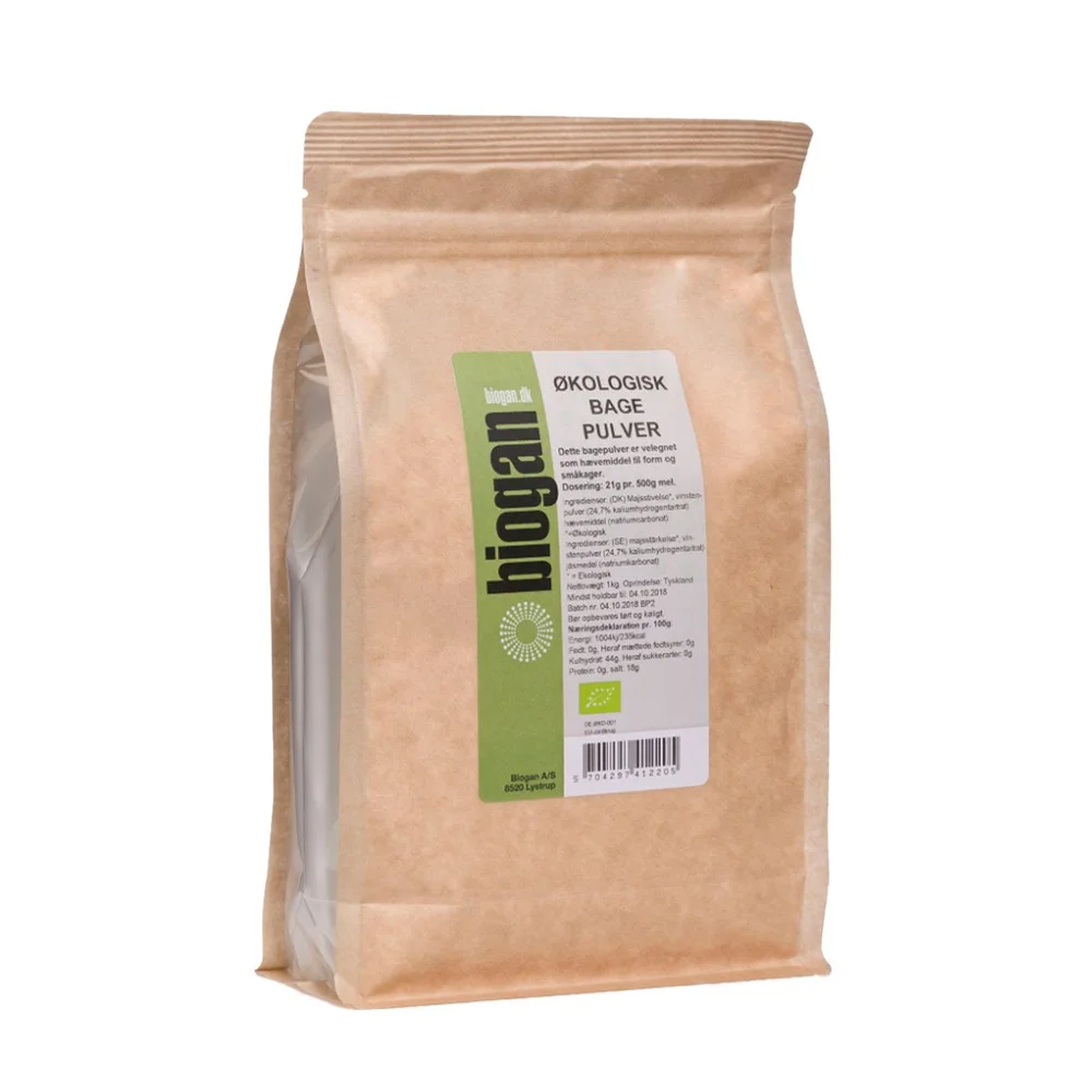 Biogan Bakepulver Ø – 1000 g v:2184689 Biogan Bakepulver Ø – 1000 g v:2184689
