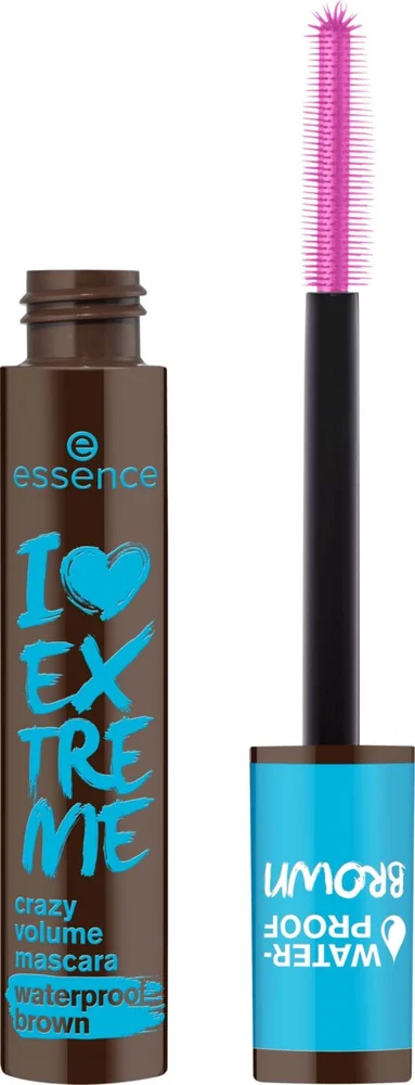 essence I Love Extreme Crazy Volume Mascara Waterproof 01 Cozy Brown v:3669255