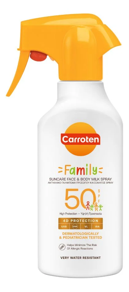 Carroten Family Face & Body Milk Trigger SPF50 – 270 ml. v:5150251 Carroten Family Face & Body Milk Trigger SPF50 – 270 ml. v:5150251