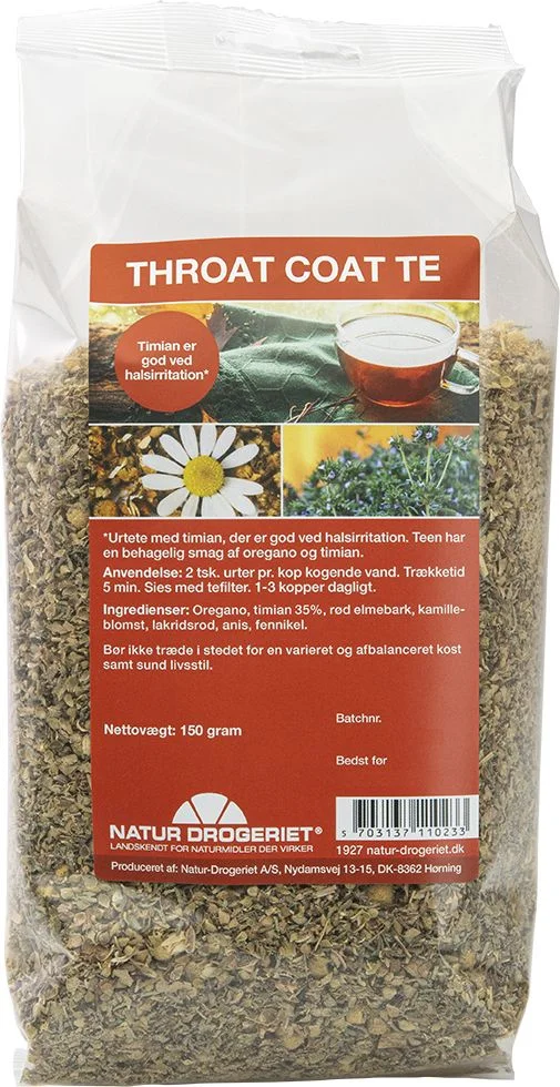Natur-Drogeriet Throat Coat Te – 150 g. v:4938493