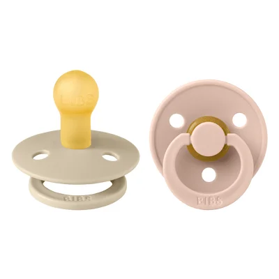 BIBS Colour Latex Vanilla/Blush 2 pk – Flere størrelser v:7355420
