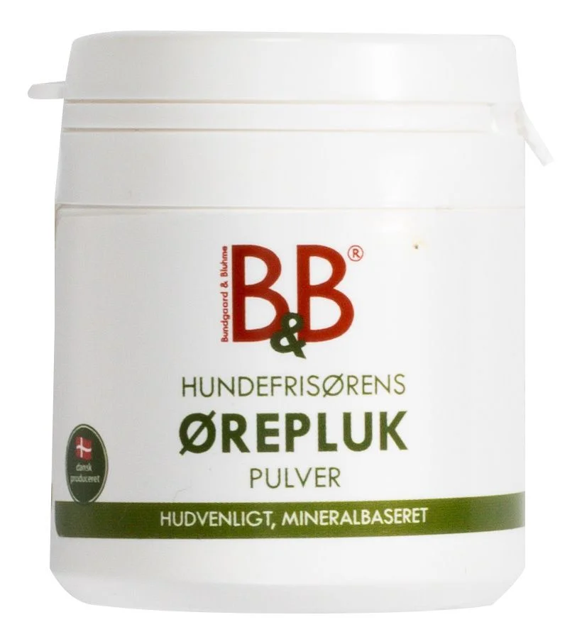 B&B Mineralbaseret Øreplukk pulver – 1 stk. v:9862405 B&B Mineralbaseret Øreplukk pulver – 1 stk. v:9862405