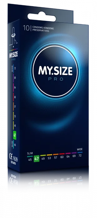 My.Size PRO Kondomer str. 47mm 10 stk v:7714864