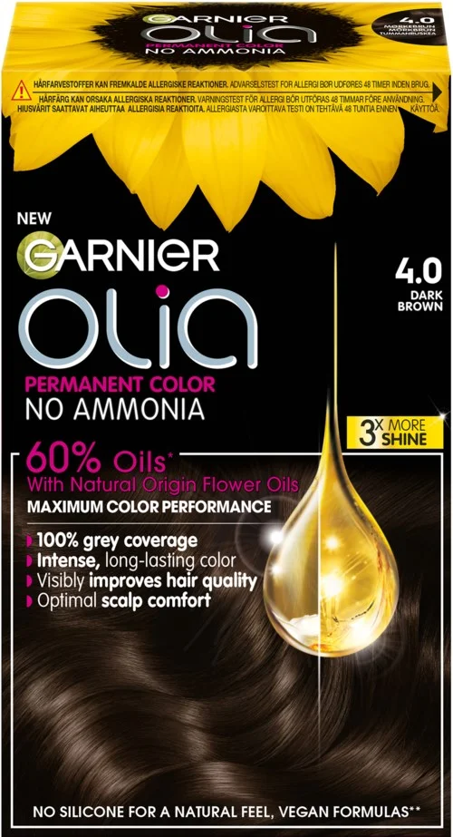 Garnier Olia Permanent Color 4.0 Dark Brown v:6213152 Garnier Olia Permanent Color 4.0 Dark Brown v:6213152
