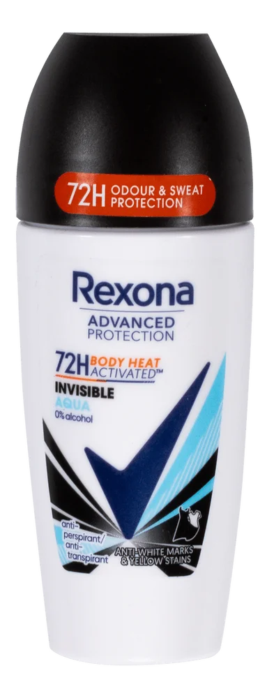 Rexona 72h Advanced Invisible Aqua Deo Roll-on – 50 ml. v:8396253