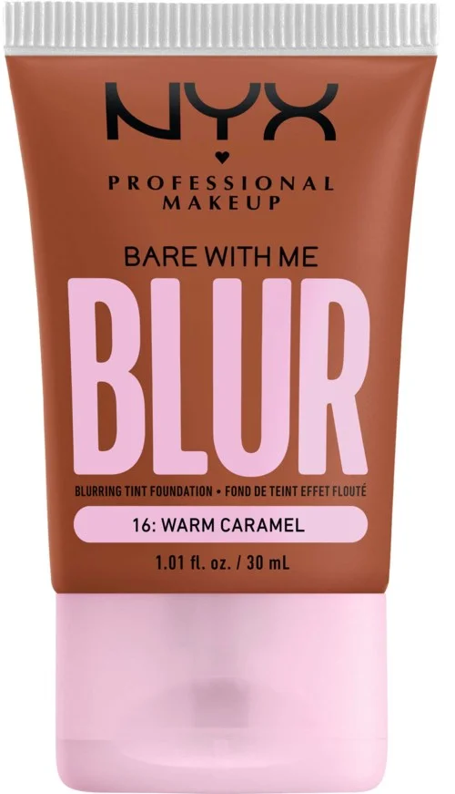 NYX PROFESSIONAL MAKEUP Bare With Me Blur Tint Foundation 16 Warm Caramel v:5369925 NYX PROFESSIONAL MAKEUP Bare With Me Blur Tint Foundation 16 Warm Caramel v:5369925