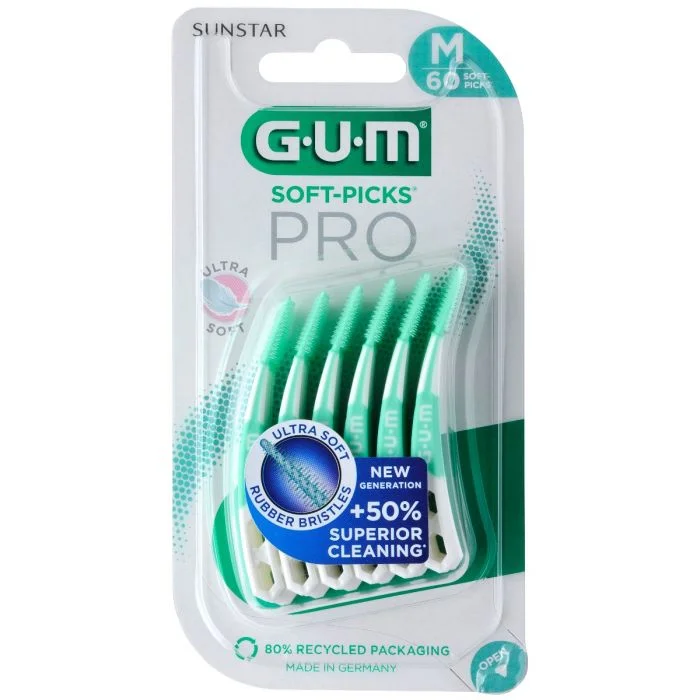 GUM Soft-Picks PRO Medium 60 st v:2302566 GUM Soft-Picks PRO Medium 60 st v:2302566