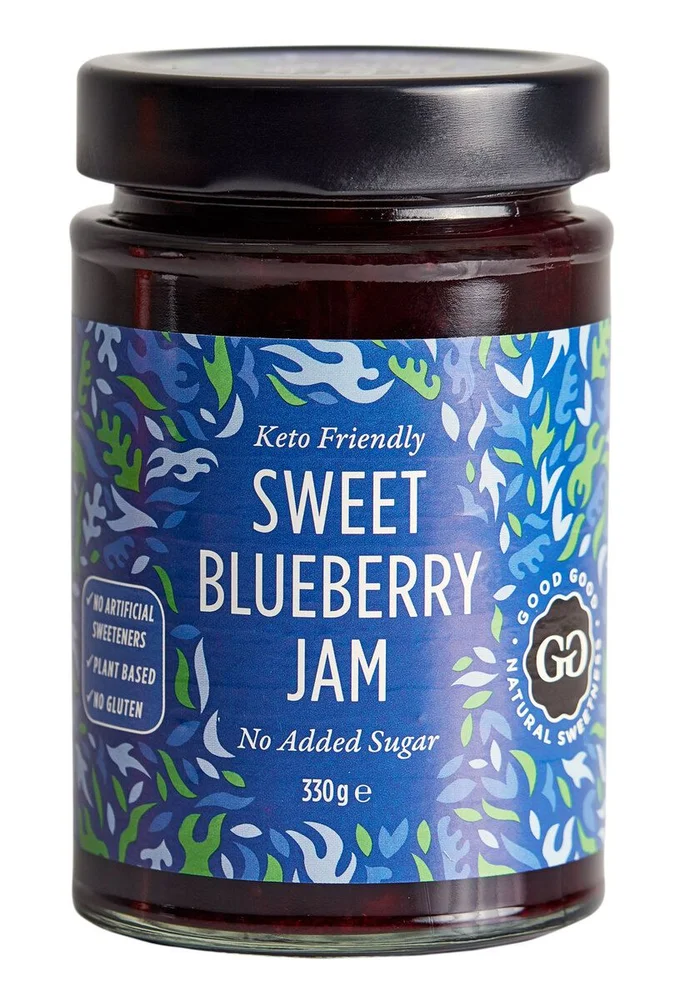 Good Good Sweet Jam with Stevia Blueberry - 330 g. v:5642133
