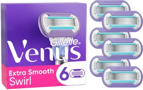 Gillette Venus Extra Smooth Swirl Razor Blades 6 stk v:8290096