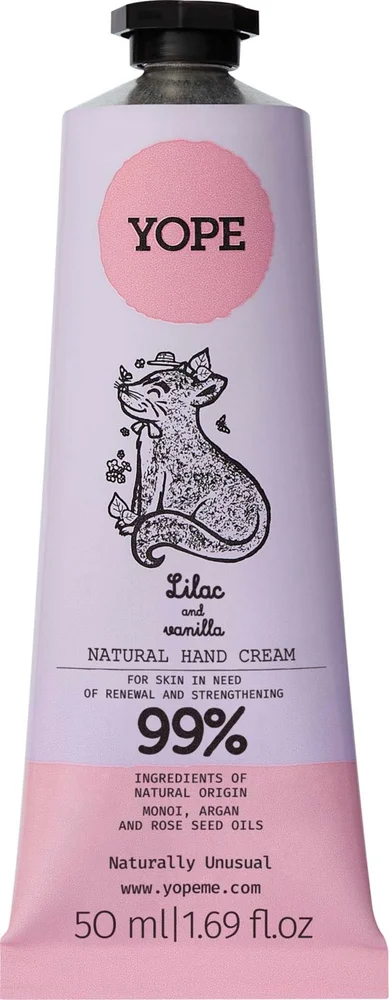 YOPE Botanical Hand Cream Lilac and Vanilla 50 ml v:8652966
