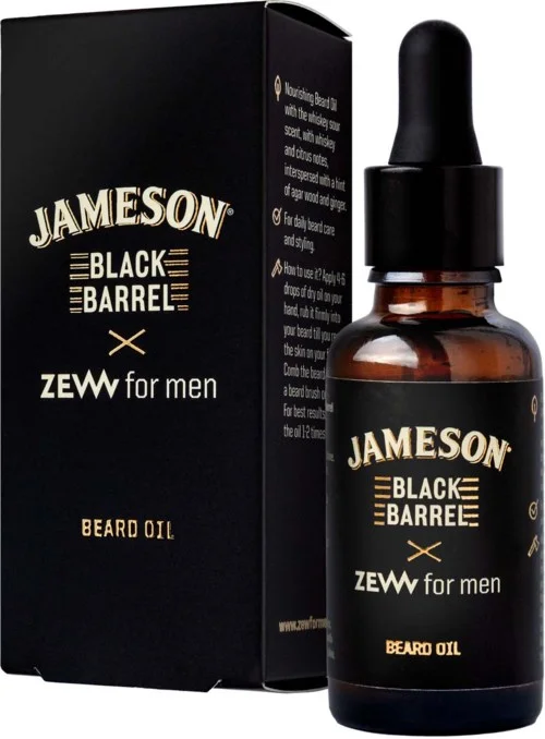 ZEW for Men Jameson Beard Oil Black Barrel 30 ml v:9001835