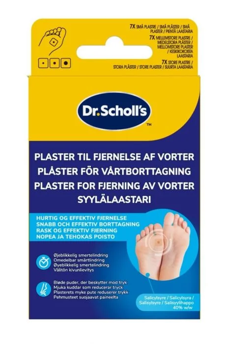 Dr. Scholl's plaster mot vorter – fjerning av vorter v:6955254 Dr. Scholl's plaster mot vorter – fjerning av vorter v:6955254