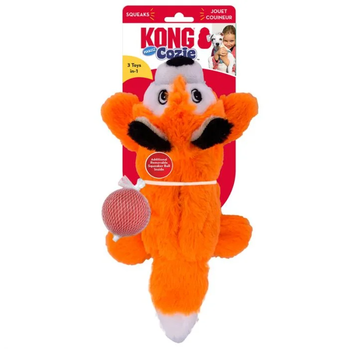 KONG Cozie Pocketz Fox Hundeleke v:4490153 KONG Cozie Pocketz Fox Hundeleke v:4490153